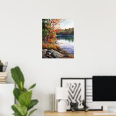 Star Lake Waterverf Landschapskunst Print Poster (Thuiskantoor)