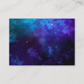 Star Licht Blauw Sky Bruiloft Informatiekaartje (Achterkant)