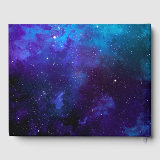 Star Light Blue Sky Wedding Gastenboek (Achterkant)