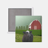 Star Light Calf's kerstmagneet Magneet (Voorkant / Achterkant)