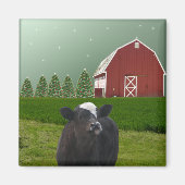 Star Light Calf's kerstmagneet Magneet (Voorkant)