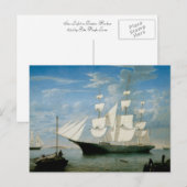 Star Light in Boston Harbour Briefkaart (Voorkant / Achterkant)