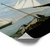 Star Light in Boston Harbour Poster (Hoek)