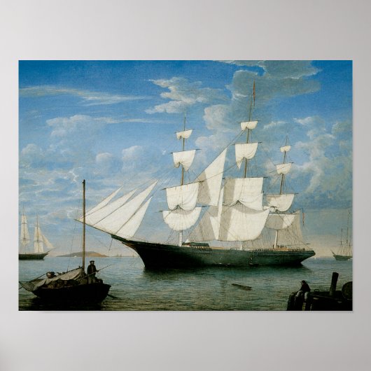 Star Light in Boston Harbour Poster (Voorkant)