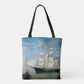 Star Light in Boston Harbour Tote Bag (Achterkant)