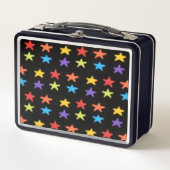 Star Light Metal Lunchbox (Multi & Zwart) (Voorkant)