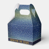 Star Light Sky Denim Blauw Gelukkig Verjaardagsfee Bedankdoosjes (Achterkant)