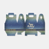 Star Light Sky Denim Blauw Gelukkig Verjaardagsfee Bedankdoosjes (Uitgevouwen)