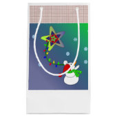 Star Light Snowman Klein Cadeauzakje (Voorkant)