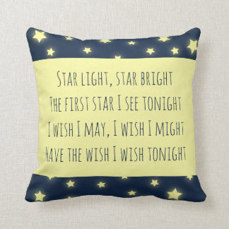 Star Light, Star Bright Baby shower Nursery Kussen