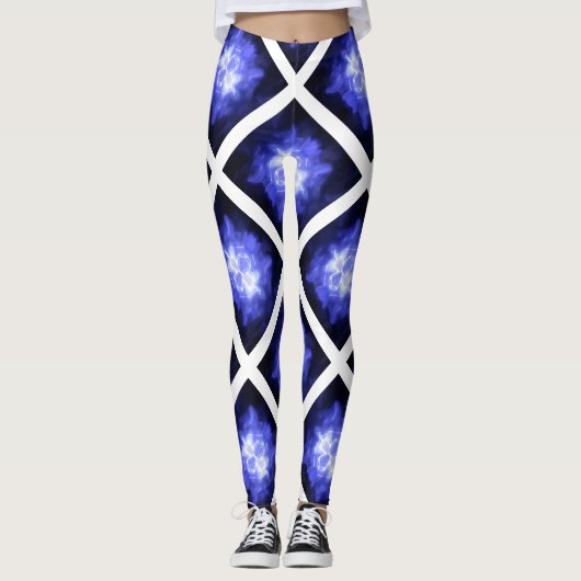 Star Light Star Bright Blauwe Leggings (Voorkant)