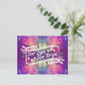 Star Light Star Bright Briefkaart (Staand voorkant)