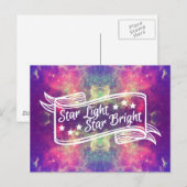 Star Light Star Bright Briefkaart (Voorkant / Achterkant)
