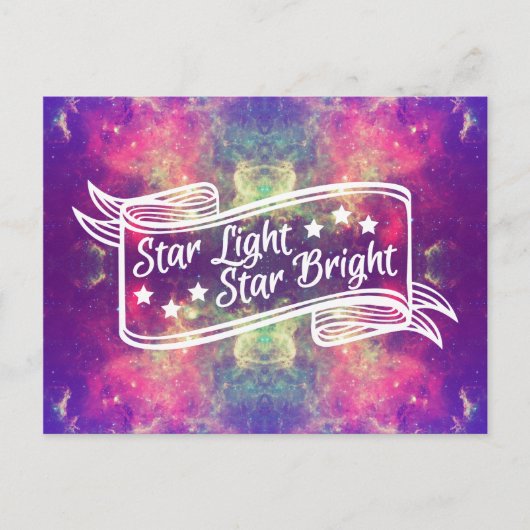 Star Light Star Bright Briefkaart (Voorkant)