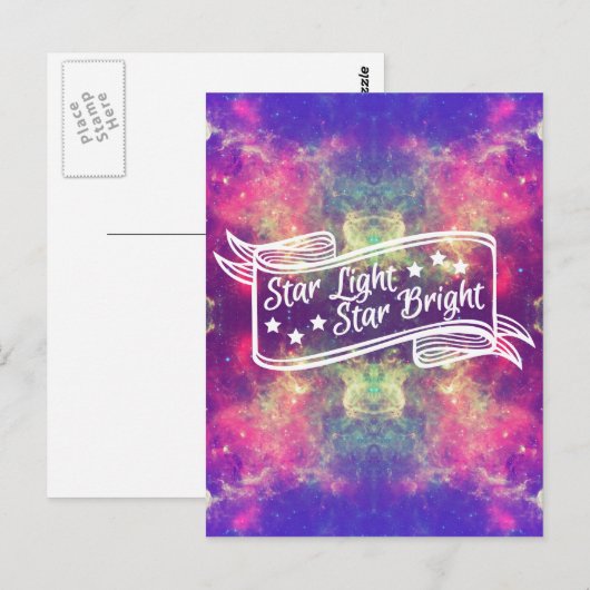 Star Light Star Bright Briefkaart (Voorkant / Achterkant)