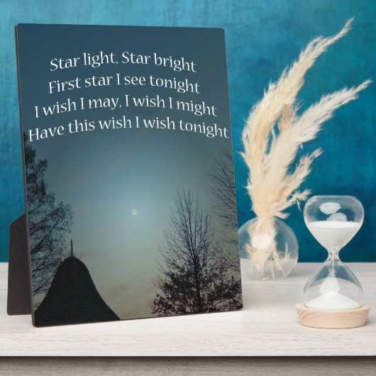 Star Light Star Bright Fotoplaat (Zijkant)
