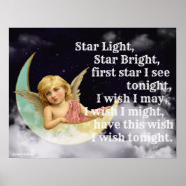 Star Light, Star Bright...kinderkamerprint Poster