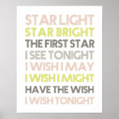 Star Light Star Bright Poster (Voorkant)