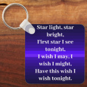 Star Light Star Bright Sleutelhanger (Voorkant)