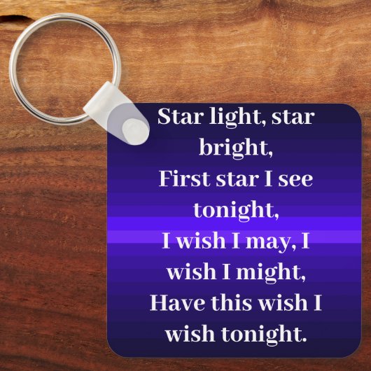 Star Light Star Bright Sleutelhanger (Voorkant)