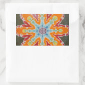 Star Light Tie Dye PhatDyes Rechthoekige Sticker (Tas)