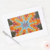 Star Light Tie Dye PhatDyes Rechthoekige Sticker (Envelop)