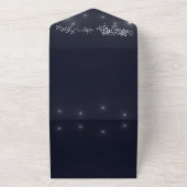 Star Light Weddenschap in één All In One Uitnodiging (Buitenkant)