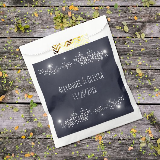 Star Light Wedding Favor Bag Bedankzakje