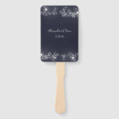 Star Light Wedding Favor Hand Fan Handwaaier (Voorkant)