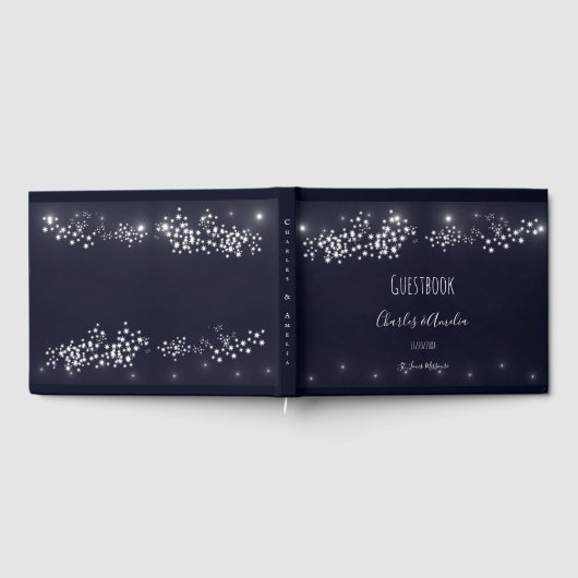 Star Light Wedding Guest Book Gastenboek (Volledig)