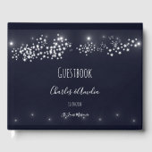 Star Light Wedding Guest Book Gastenboek (Voorkant)