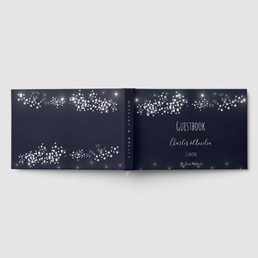 Star Light Wedding Guest Book Gastenboek (Volledig)