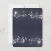 Star Light Wedding RSVP Kaart (Achterkant)