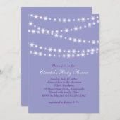 Star Lights Baby shower Uitnodiging (Voorkant / Achterkant)