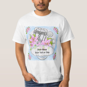 Star Lily Stethoscoop Verpleegster tshirt