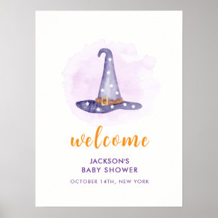 Star Little Boo Witch Pet Baby shower Welkom Poster