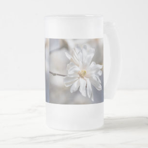 Star Magnolia Bloom Mok van geblazen glas