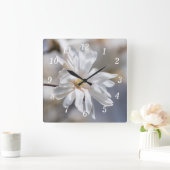 Star Magnolia Bloom Wandklok (Huis)