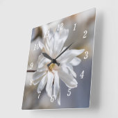 Star Magnolia Bloom Wandklok (Hoek)