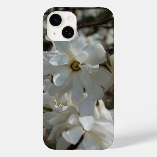 Star Magnolia Blooms iPhone Case (Achterkant)