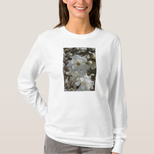 Star Magnolia Blooms Lange hoes T-shirt