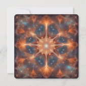 Star Mandala AI Fantasy Digitale Kunst Print Kosmi (Voorkant)