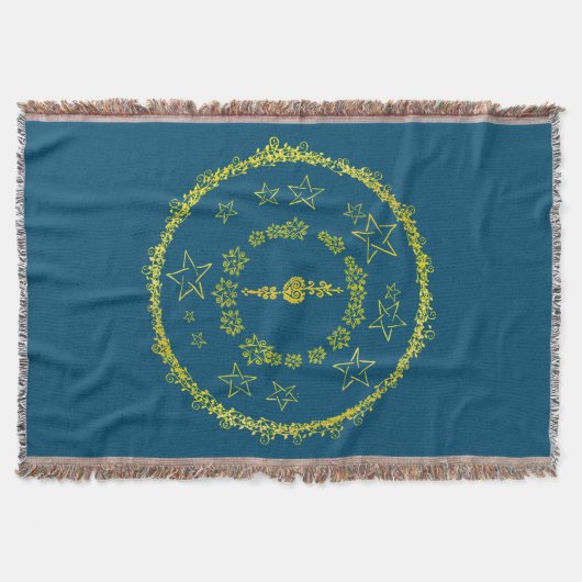 Star Mandala - Blanket Deken (Voorkant)