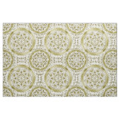 STAR MANDALA Gold Holiday Medallion Stof (Fat Quarter)