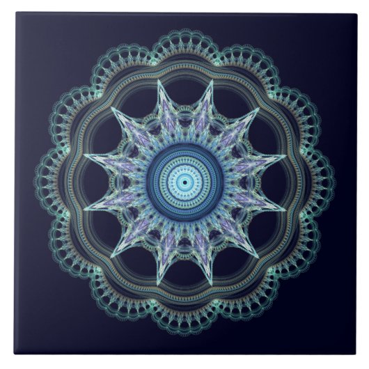 Star mandala tegeltje (Voorkant)