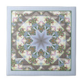 Star Mandala Trivet/Tile Tegeltje (Voorkant)