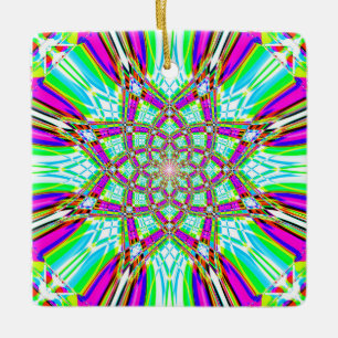 Star Mandela - Twee kleurenschema's Keramisch Ornament