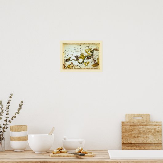  Star Map - Constellation Atlas Poster (Keuken)