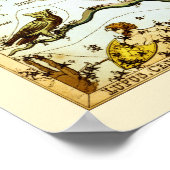  Star Map - Constellation Atlas Poster (Hoek)