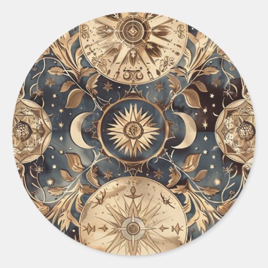 Star Map Custom Envelope Sticker (Voorkant)